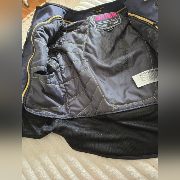 ICON Jet Black Riding Jacket - Picture 6 of 11